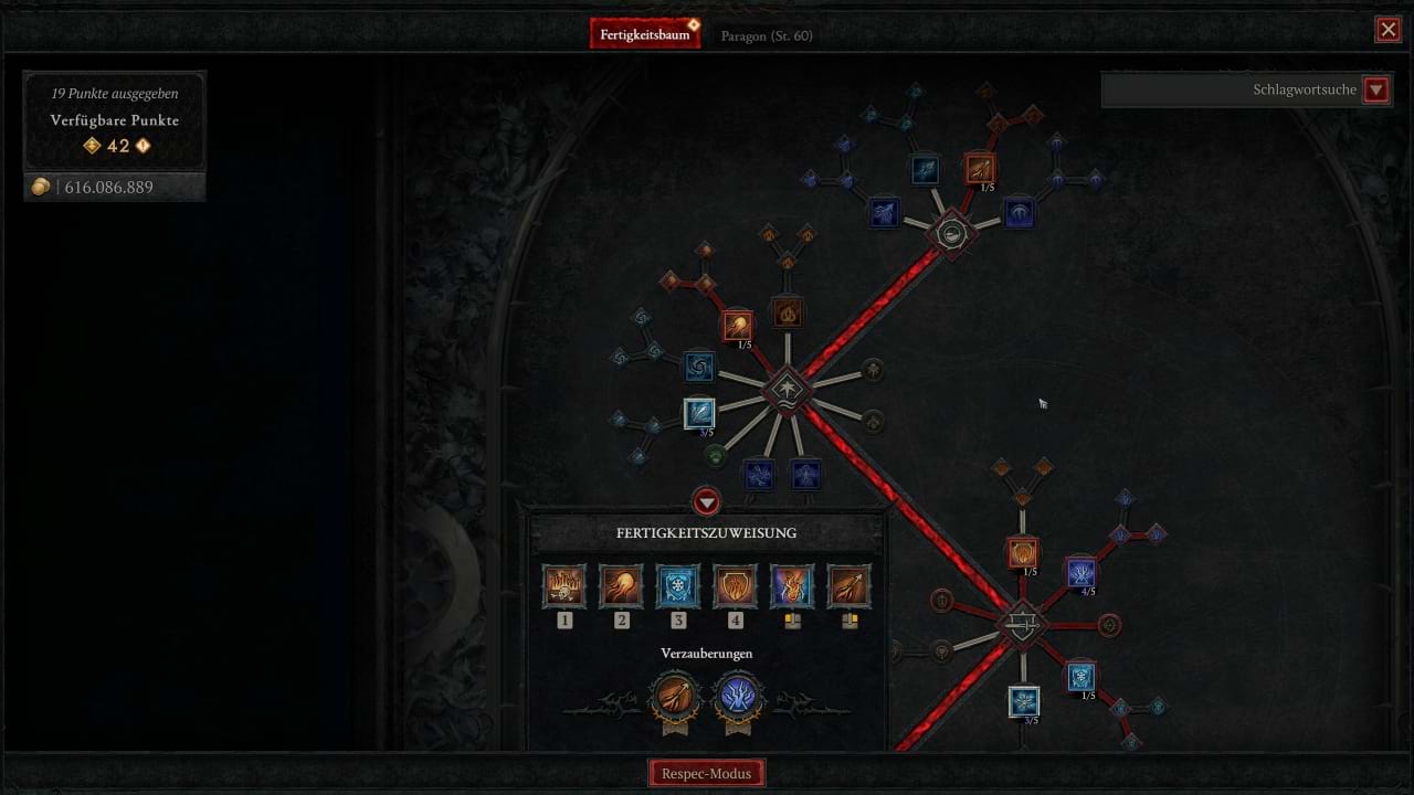 Skillung für den Feuerblitz Zauberer Build in Diablo 4 Season 7