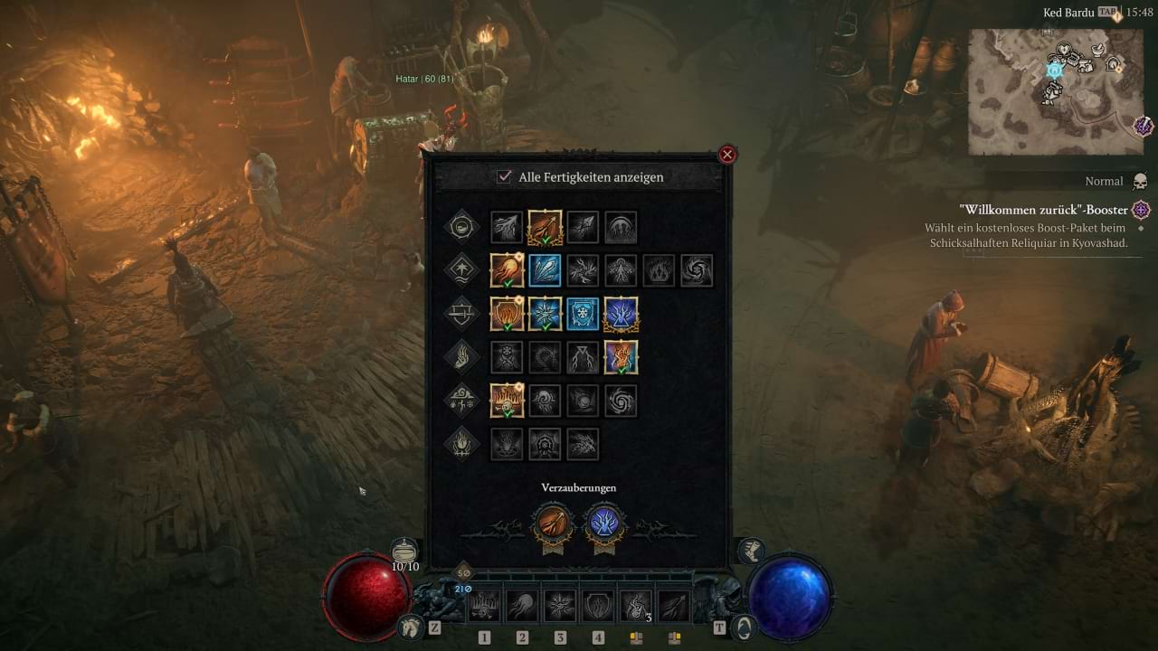 Diablo 4: Die besten Verzauberungen für den Feuerblitz Zauberer Build in Diablo 4 Season 7