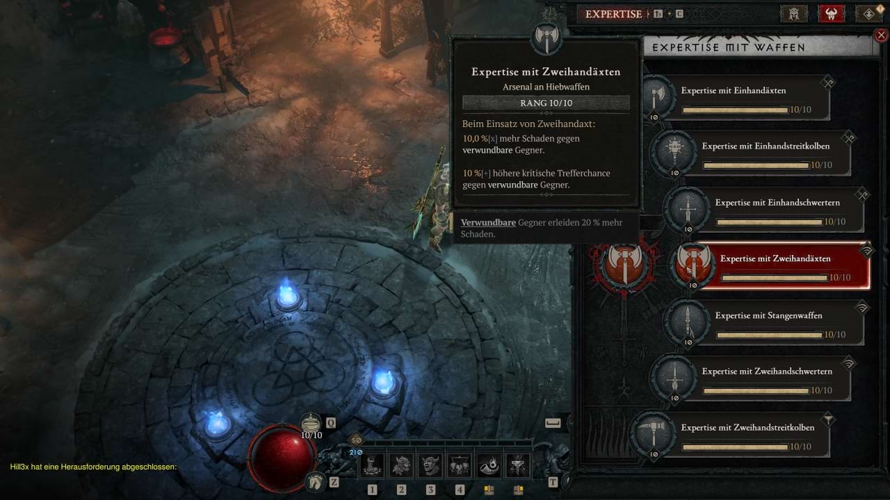 Expertise mit Zweihandäxten: Die beste Expertise für den Hammer der Urahnen & Erdbeben Build in Season 7