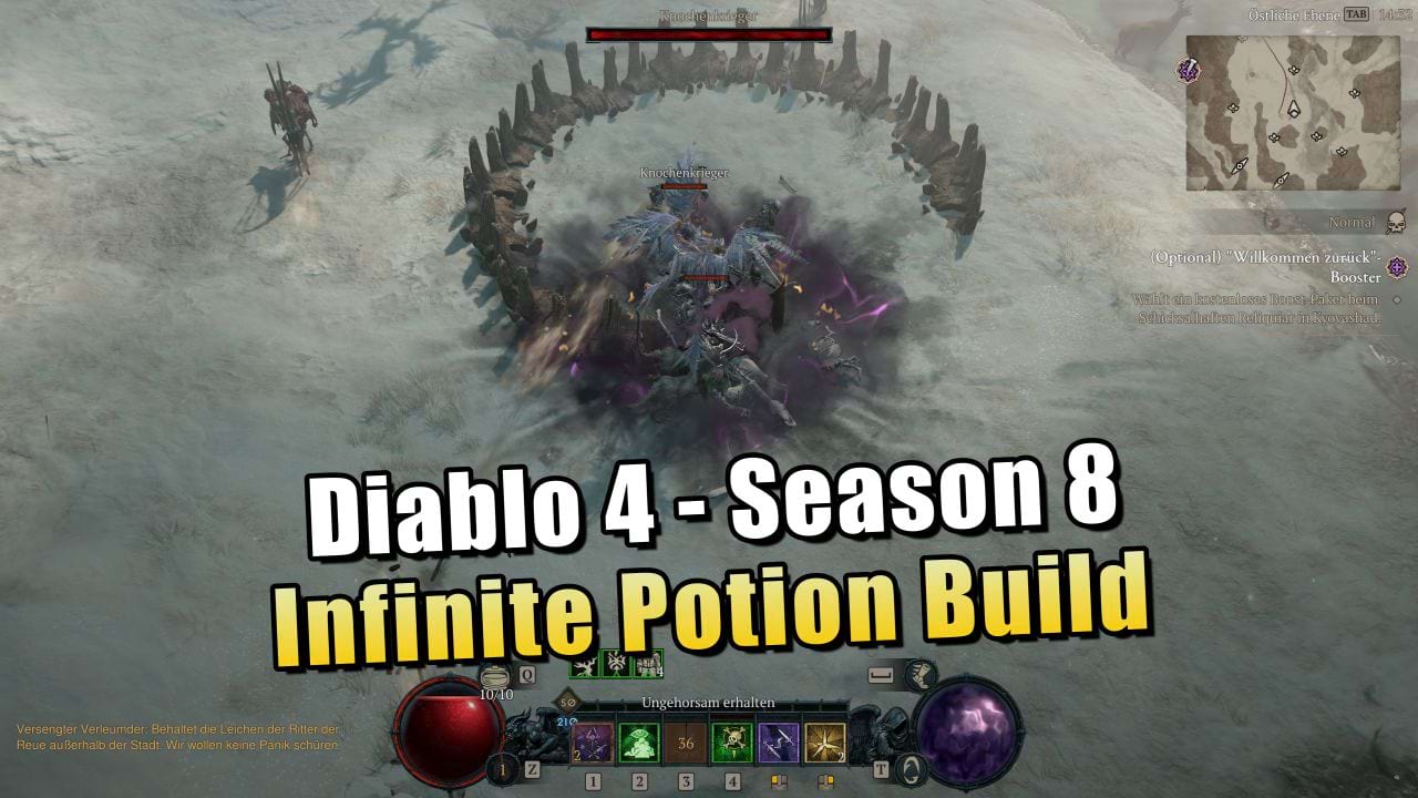 Season 8 Diablo 4: Jäger dominiert mit Infinite Potion Build