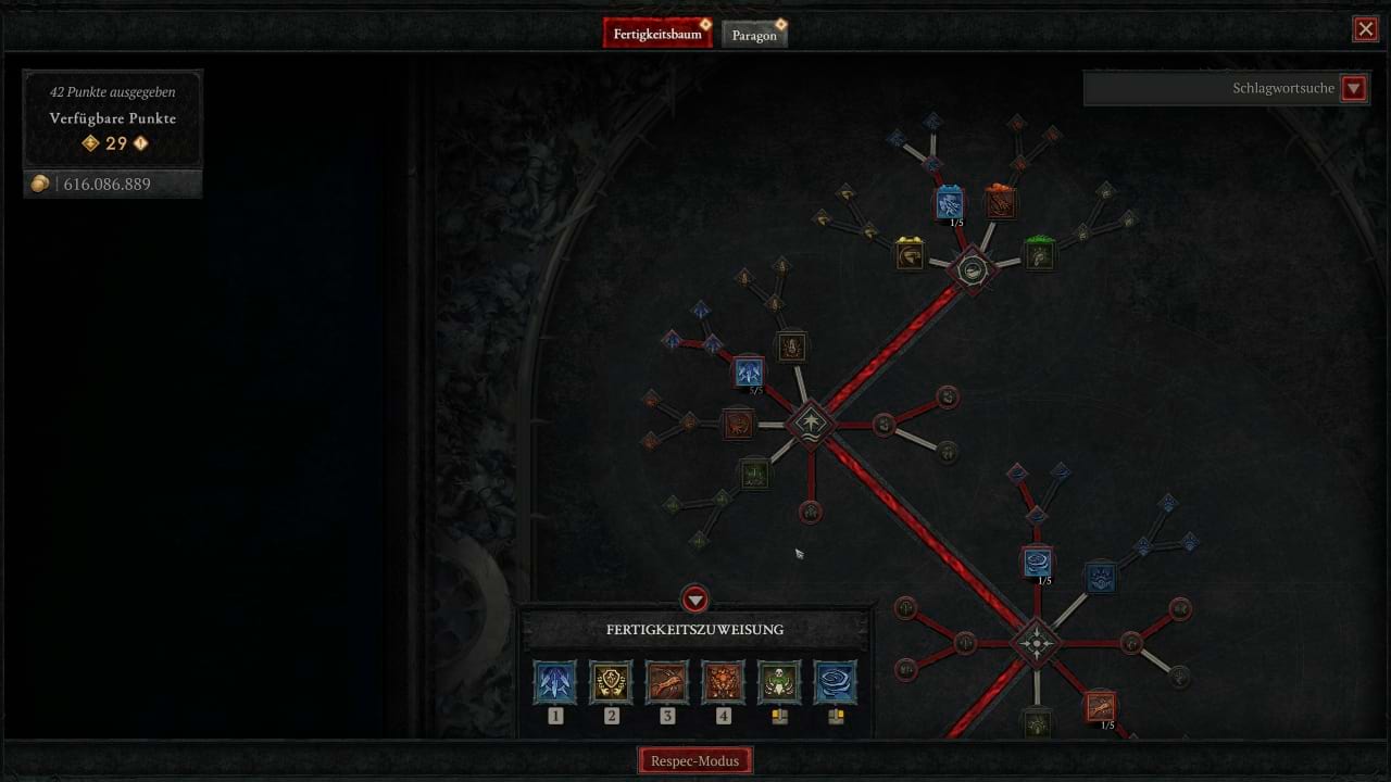 Skillung für den Quill Volley (Stachelsalve) Build für den Geistegeborenen in Diablo 4 Season 7