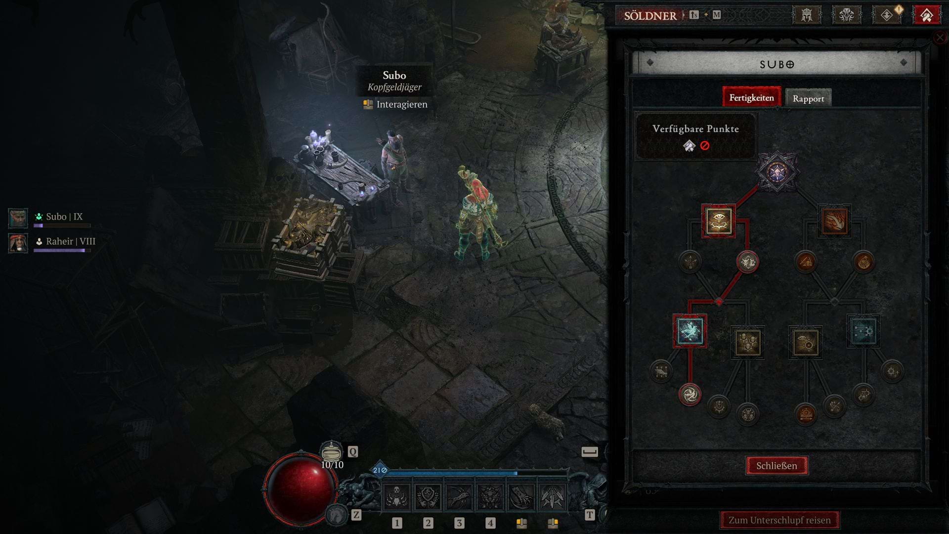 Diablo 4 Söldner für den Jäger Levelguide in Season 8