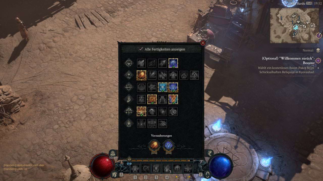 Diablo 4: Die besten Verzauberungen für den Zauberer zum Leveln in Season 8