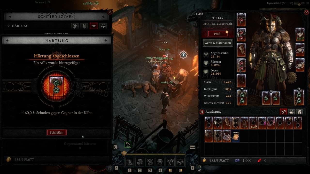Maximiere deine Ausrüstung in Diablo 4: Der ultimative Guide zur Härtung