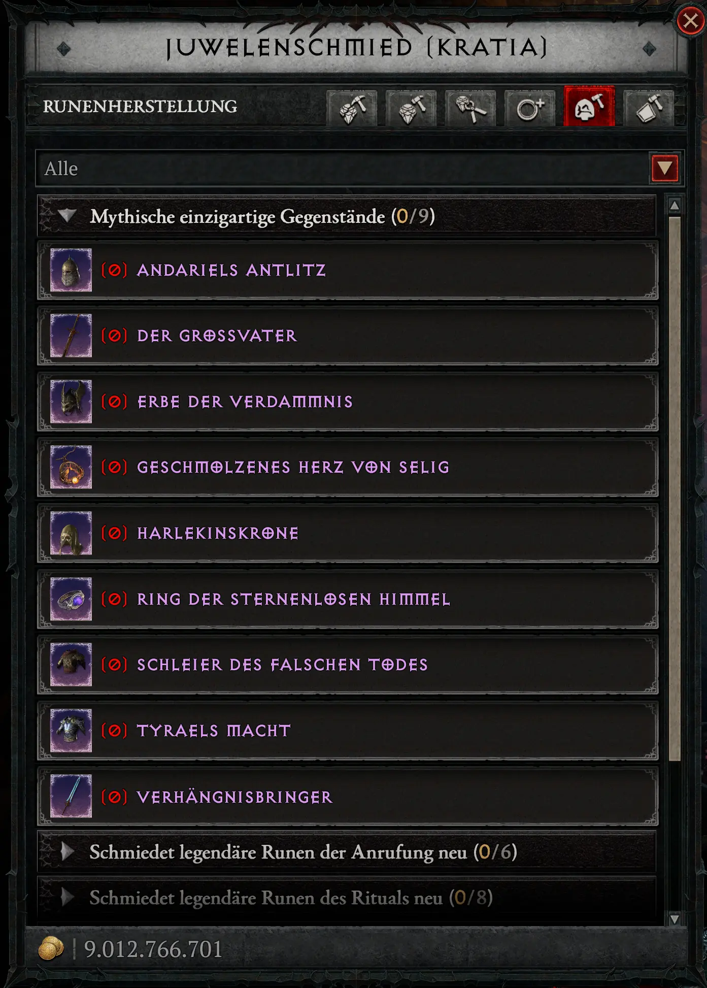 Mythische Gegenstände in Diablo 4 herstellen