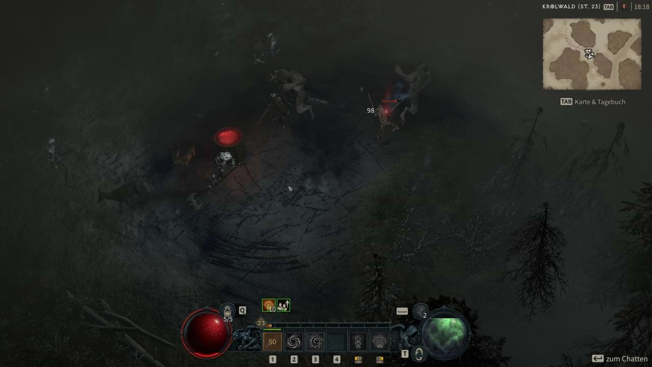 Druide Fertigkeit: Zerfleischen - Diablo 4