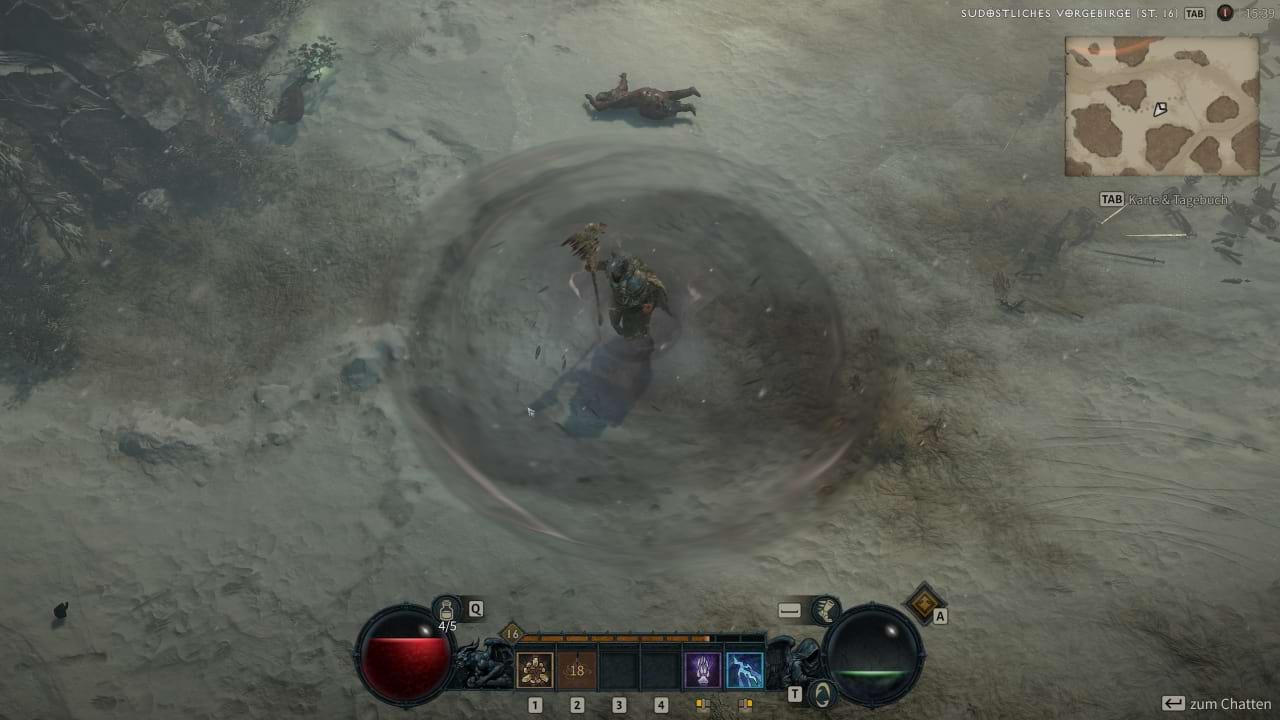 Druide Fertigkeit: Zyklonrüstung - Diablo 4