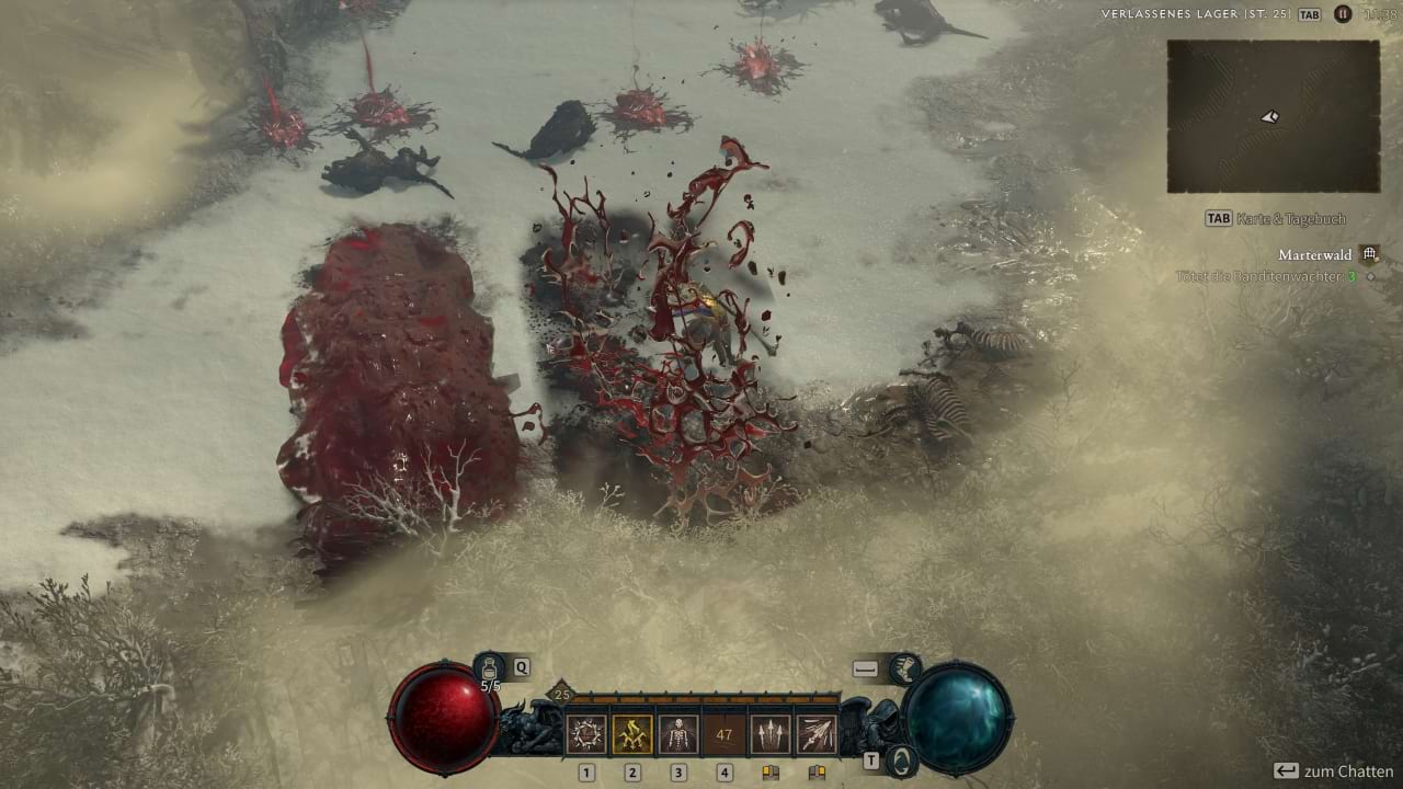 Totenbeschwörer Fertigkeit: Blutwelle - Diablo 4