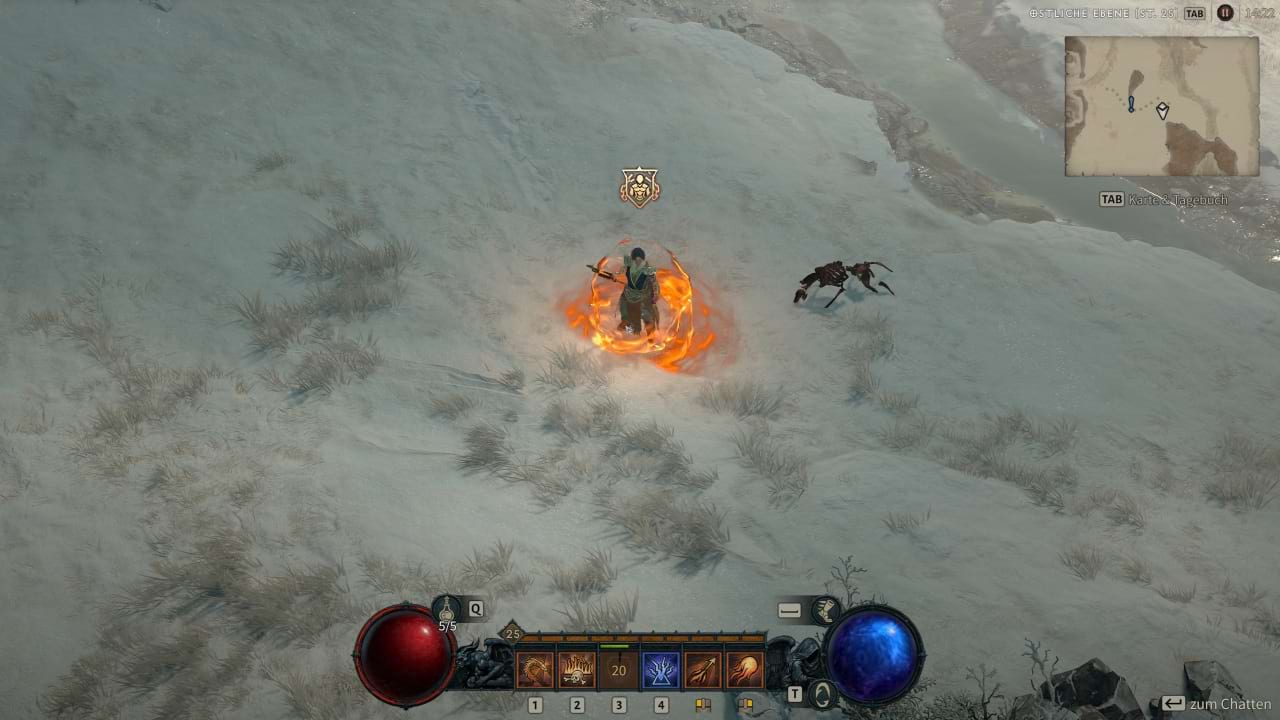 Zauberer Fertigkeit: Flammenschild - Diablo 4
