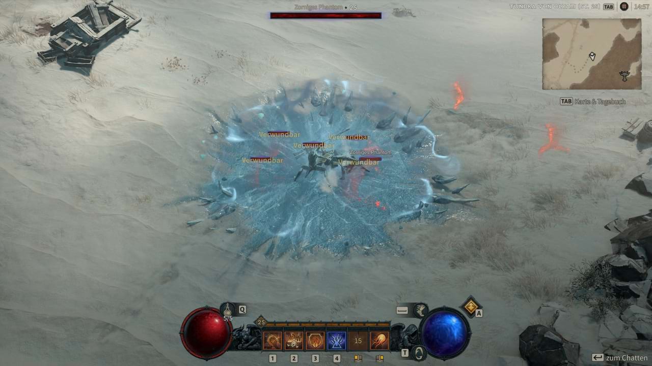 Zauberer Fertigkeit: Frostnova - Diablo 4