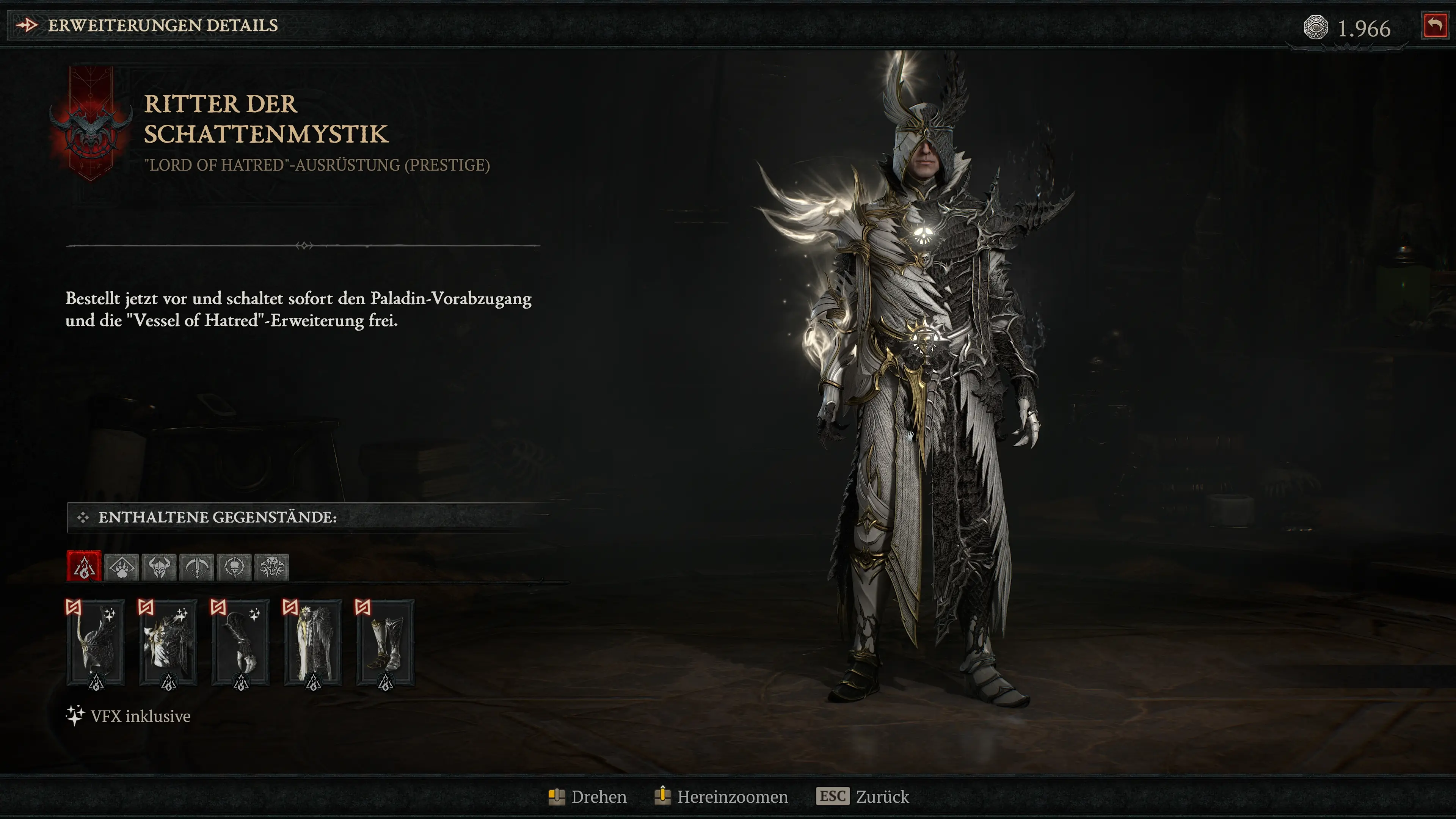 Diablo 4 Lord of Hatred: Klassenübergreifende Rüstung Schattenritter