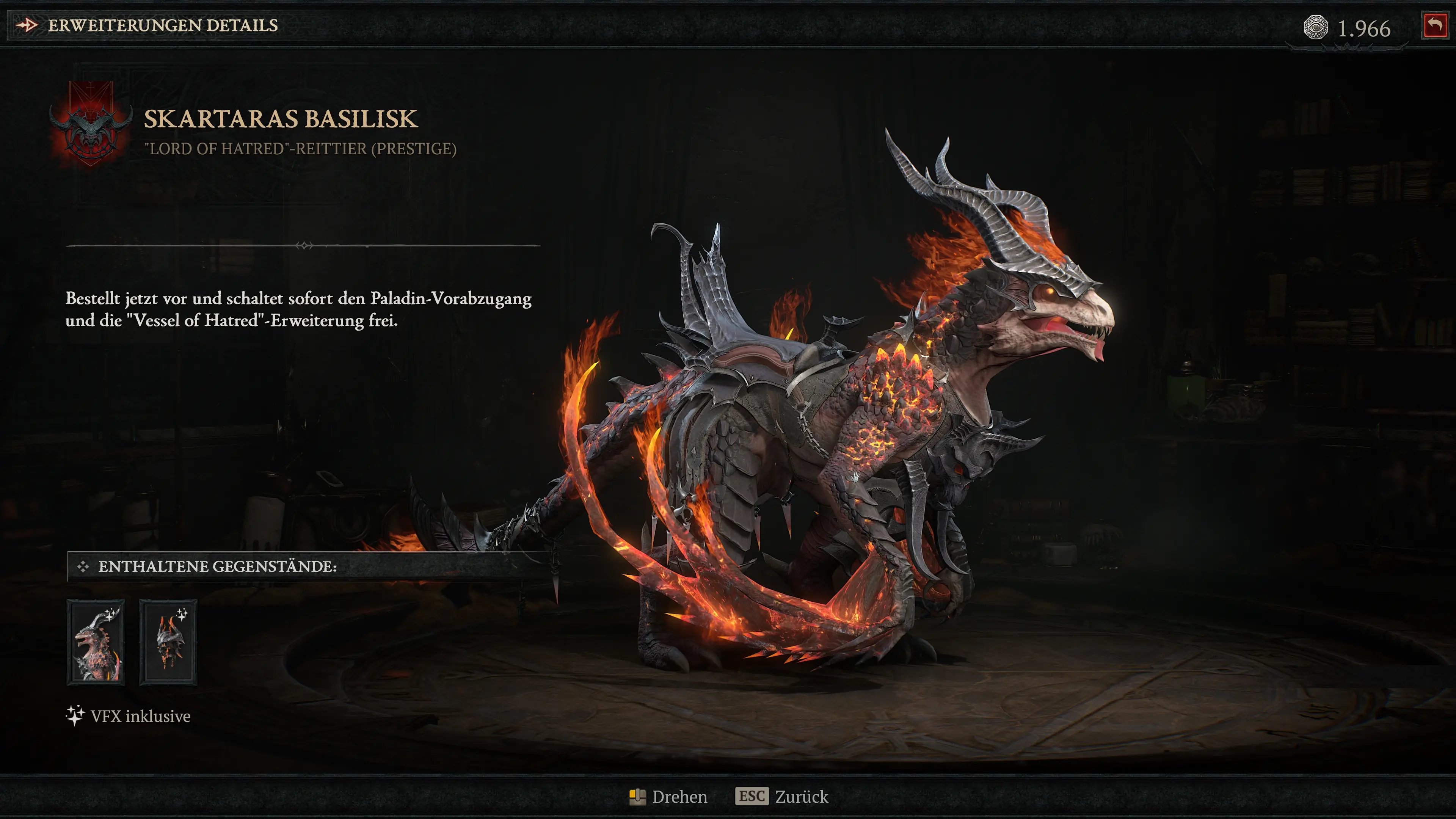 Diablo 4 Lord of Hatred: Skartaras-Basilisk