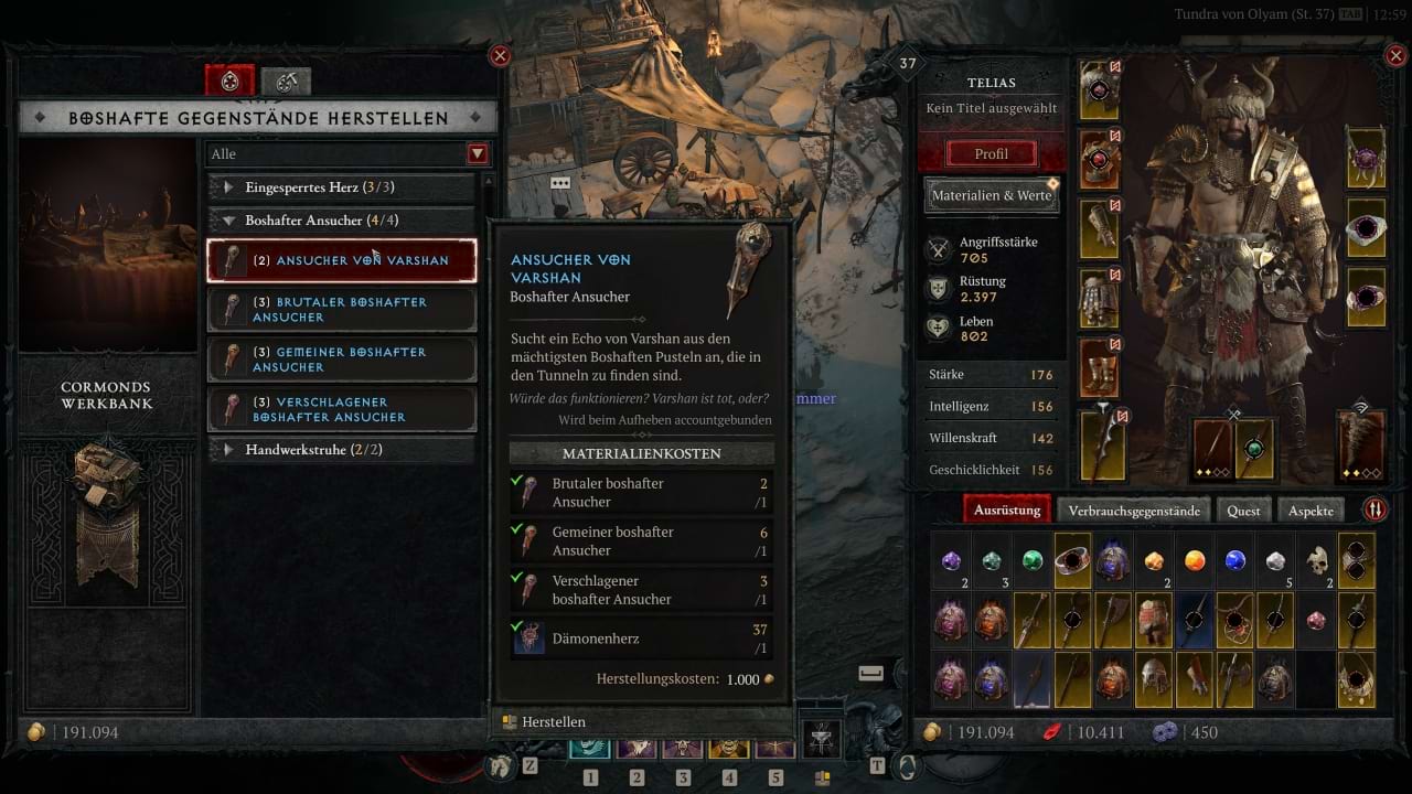 Diablo 4 Season 1: Ansucher von Varshan