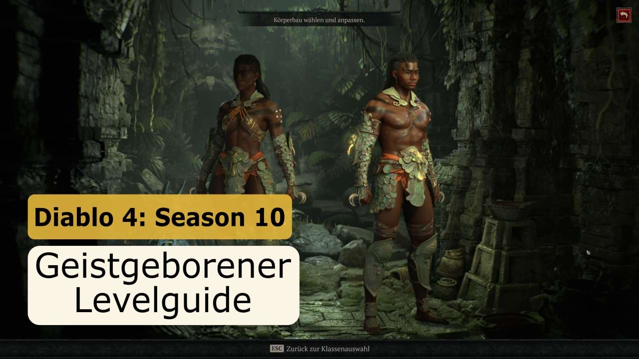 Diablo 4: Levelguide für den Geistgeborener in Season 10
