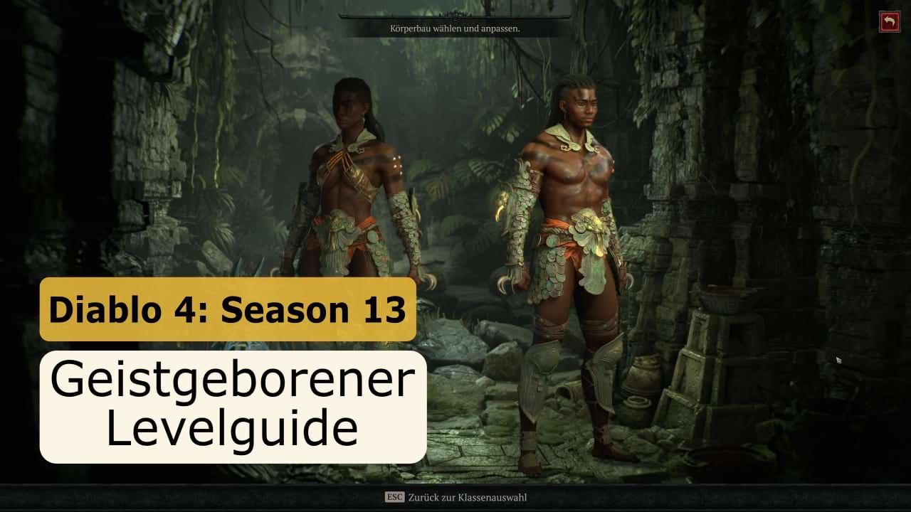 Diablo 4: Levelguide für den Geistgeborener in Season 13