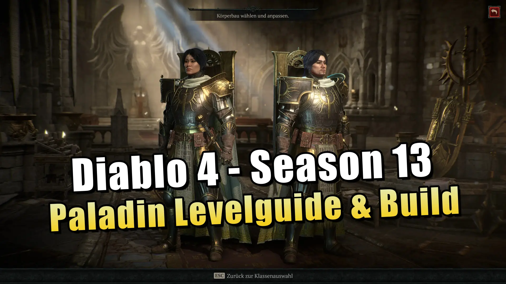Diablo 4: Levelguide und Build für den Paladin in Season 13