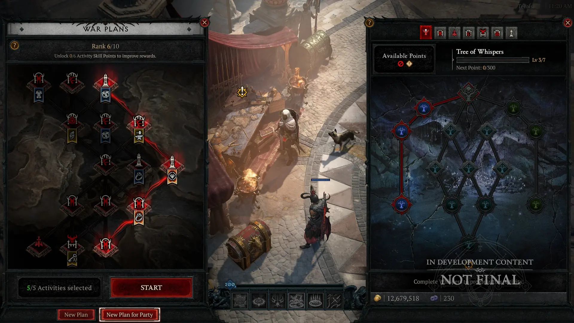 Kriegspläne für Gruppen in Diablo 4