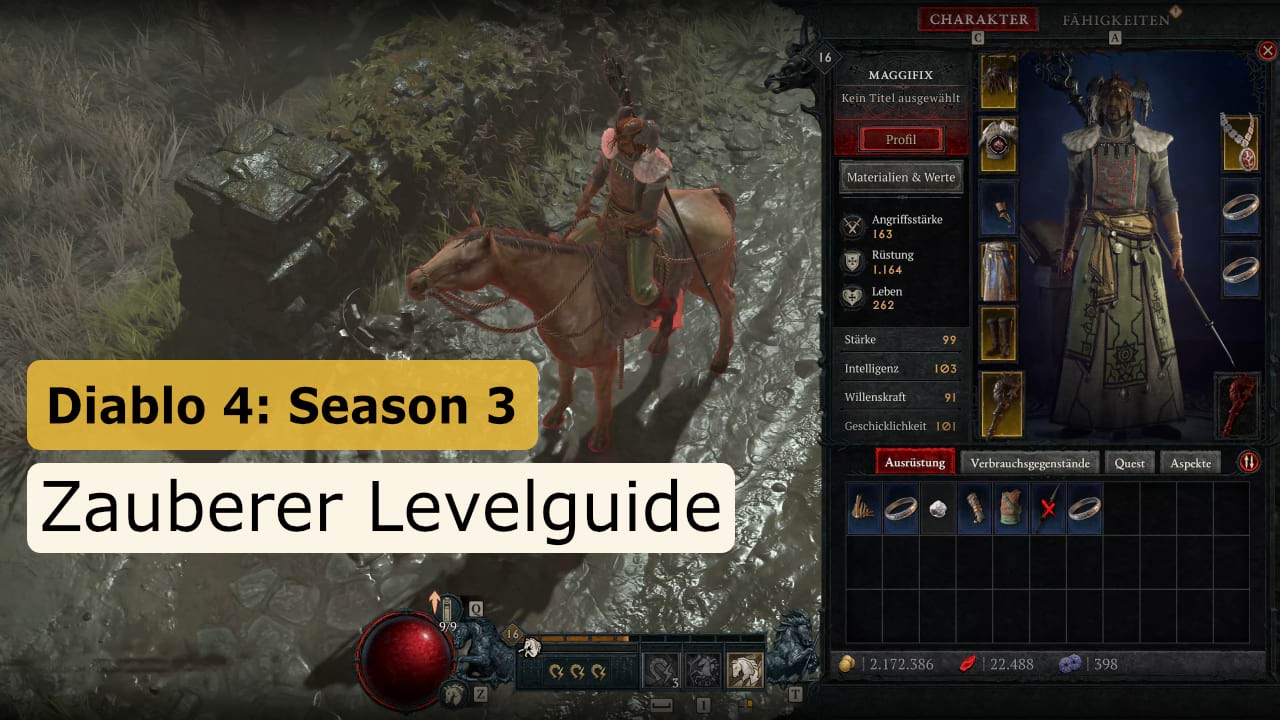 Diablo 4: Zauberer Levelguide für die Season