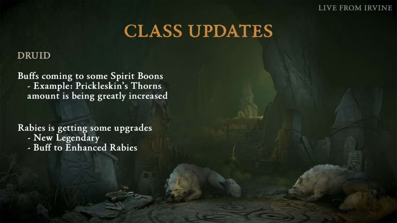Diablo 4 Season 3: Klassenanpassungen beim Druiden