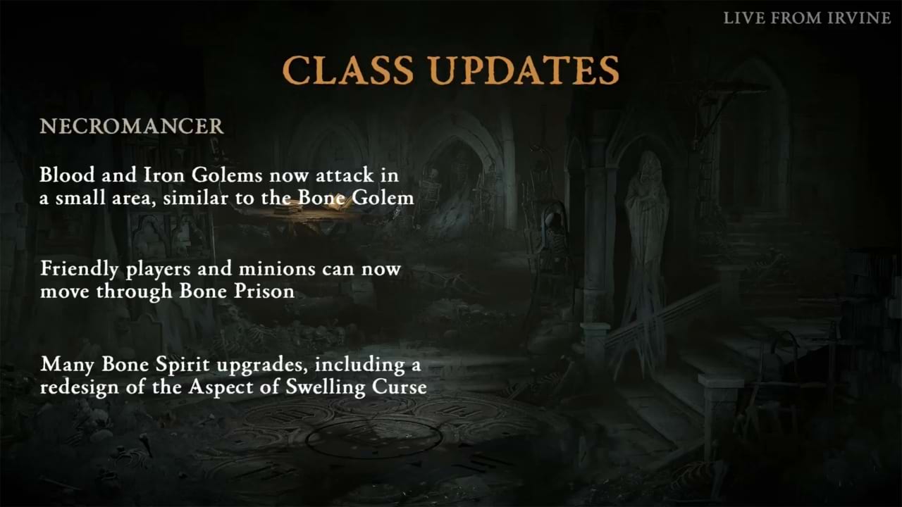 Diablo 4 Season 3: Klassenanpassungen beim Totenbeschwörer
