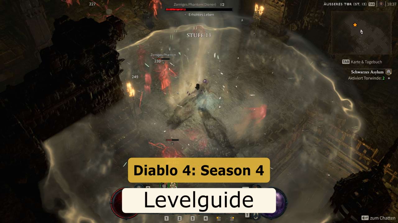 Levelguide für Season 4 in Diablo 4