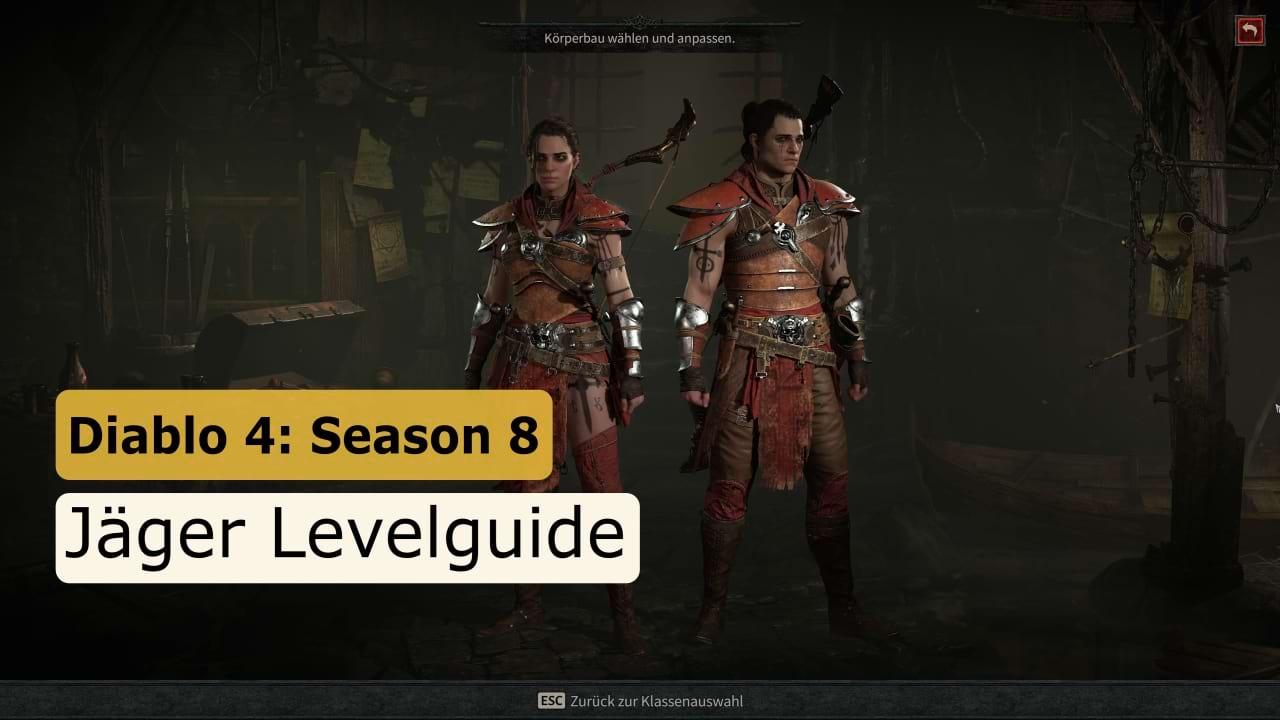 Diablo 4: Jäger Levelguide für die Season