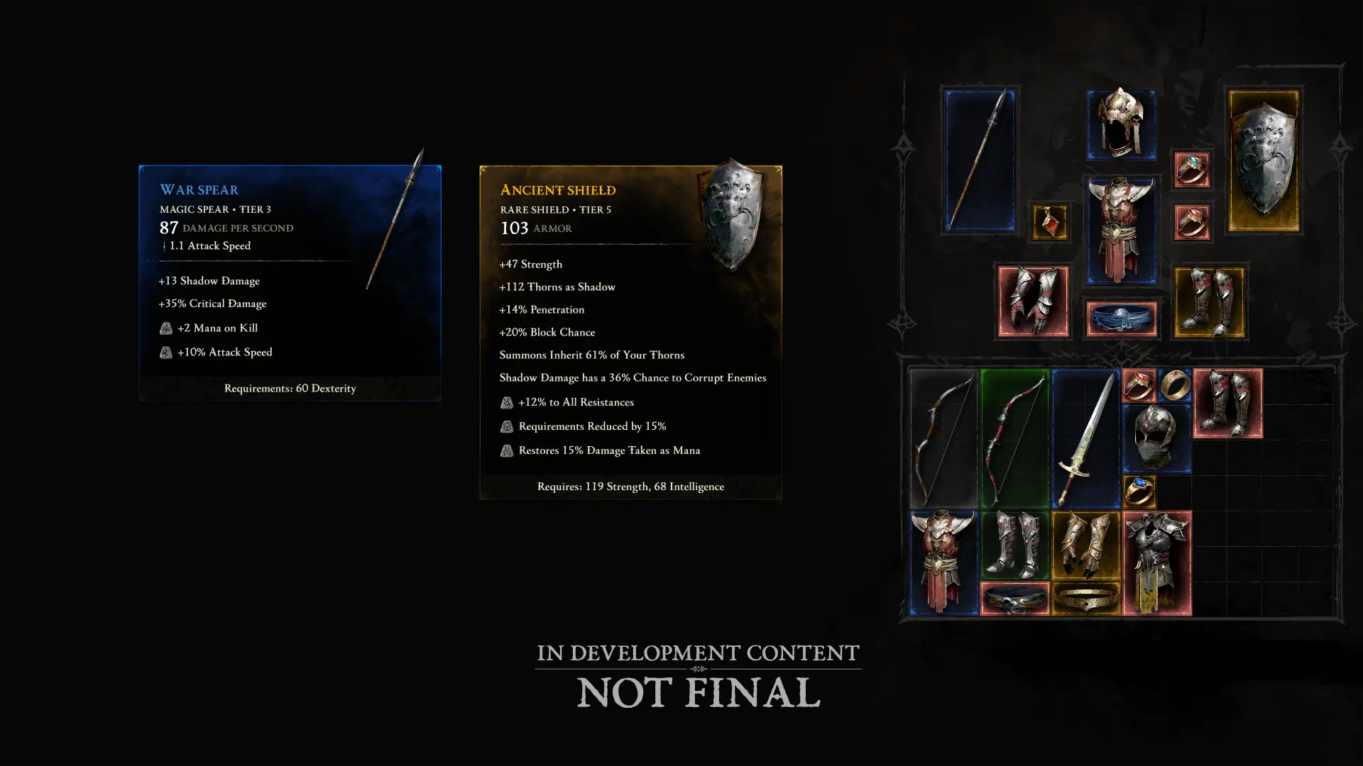 Diablo 5 Gegenstände