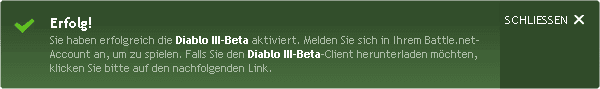 Diablo 3 Beta Einladung