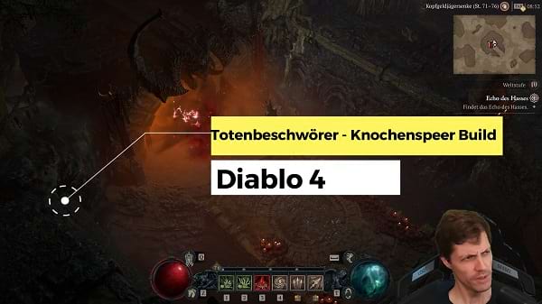 Diablo 4: Totenbeschwörer Knochenspeer Build für Season 2