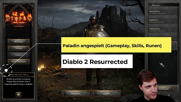 Diablo 2 Resurrected: Paladin angespielt