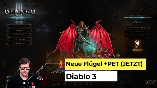 Neue Flügel und ein PET in Diablo 3