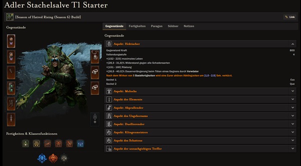 Season 6: Starter Build für den Geistgeborenen