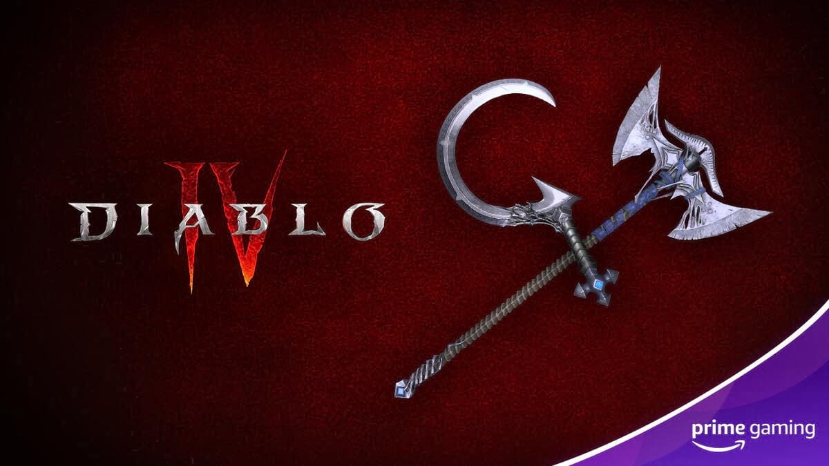 Prime Gaming: Kostenloses Zinnoberhexenmesser und Zinnoberschwingenlabrys für Diablo 4