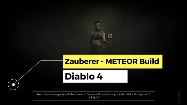 Diablo 4: Meteor Build für den Zauberer