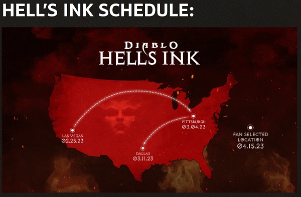 Diablo 4 Hell's Ink Tattoo Event