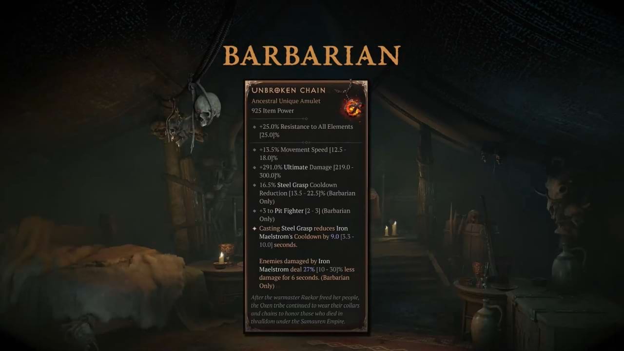 Diablo 4 Season 5 Klassenänderung Barbar