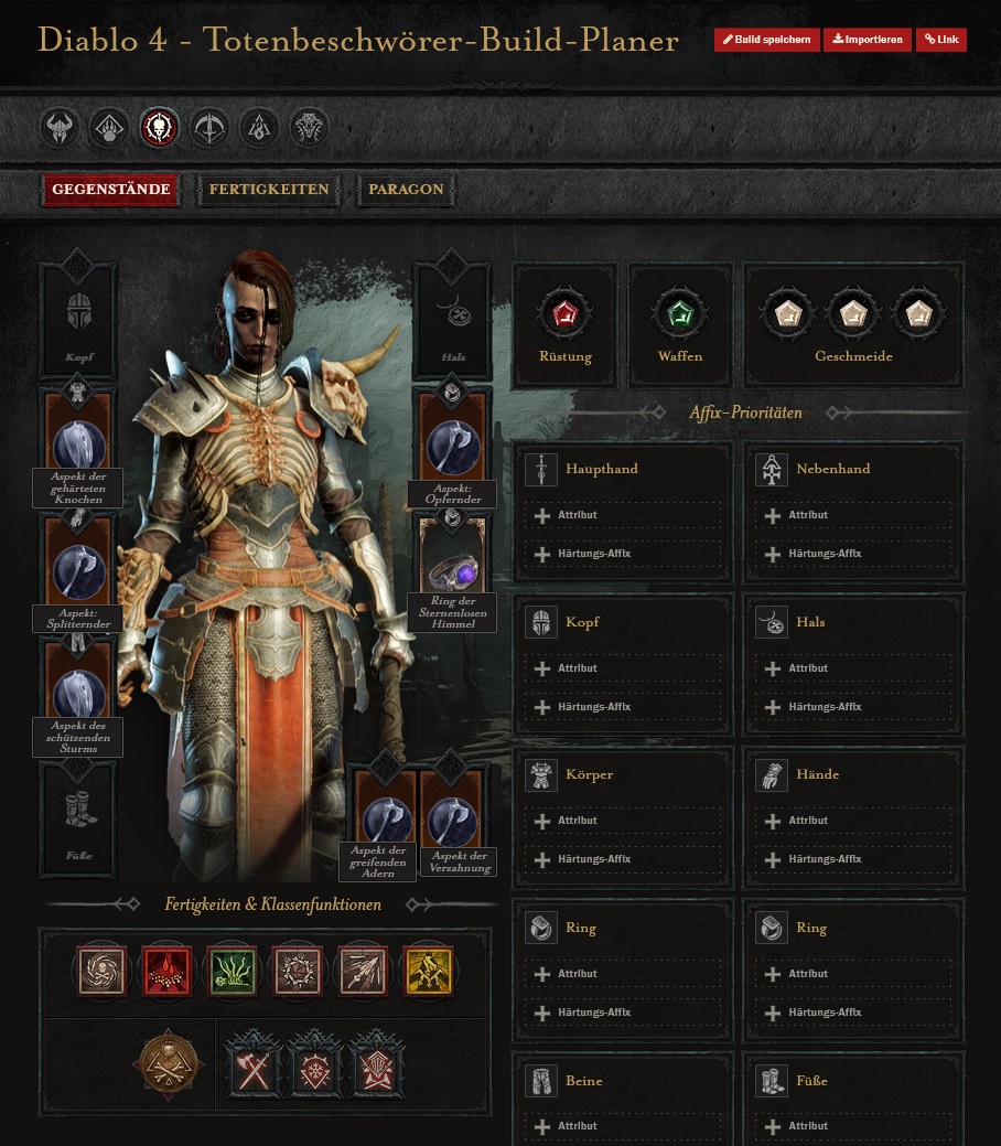 Diablo 4 Knochenspeer-Build für den Totenbeschwörer in Season 5