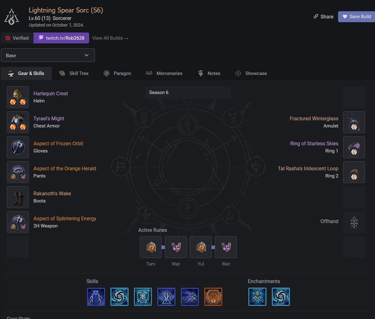 Diablo 4: Blitzspeer ist weiterhin die beste Skillung für den Zauberer in Season 6!