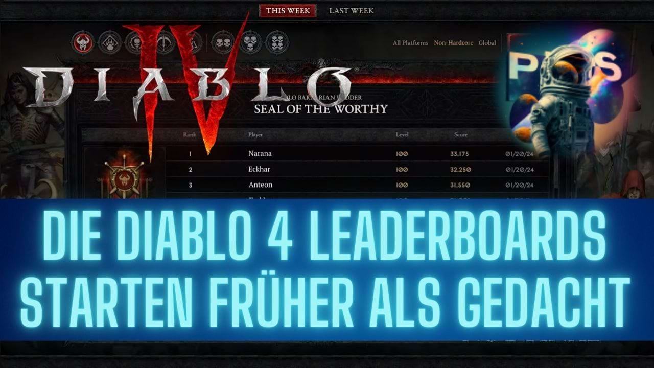 Diablo 4 Season 3: Ranglisten-Herausforderungen starten am 13. Februar