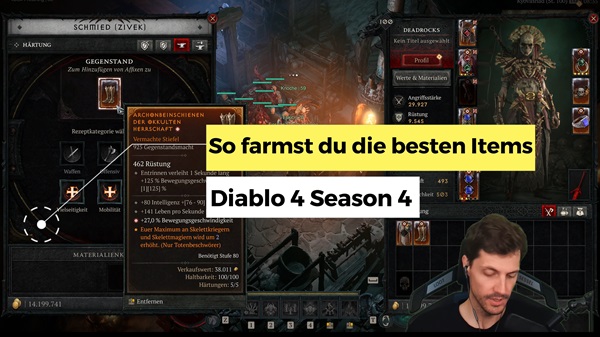 Diablo 4 Season 4: So farmst du die besten Items!