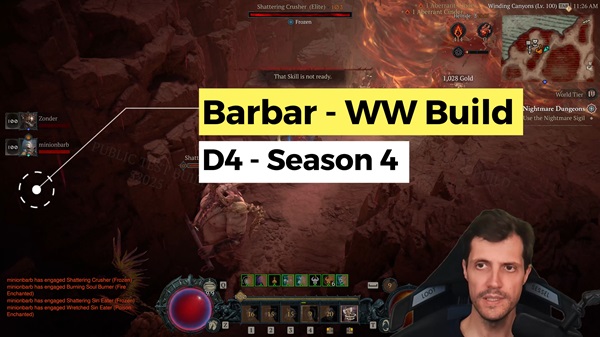 Diablo 4: Wirbelwind-Build für den Barbar in Season 4