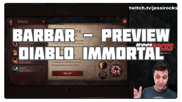 Barbar Preview für Diablo Immortal