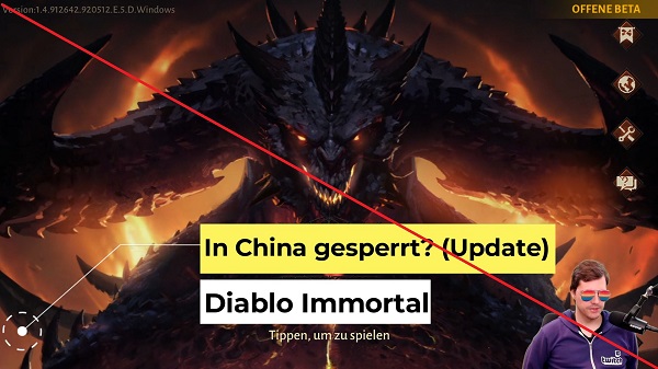 Diablo Immortal in China gesperrt ?