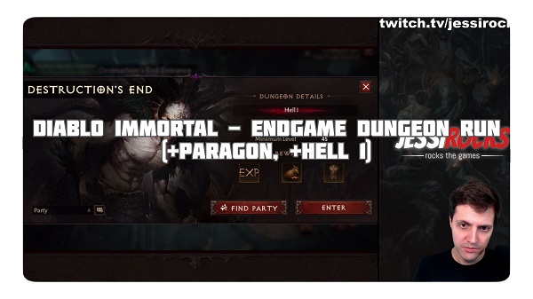 Diablo Immortal: Endgame Dungeon Run (Hell 1)