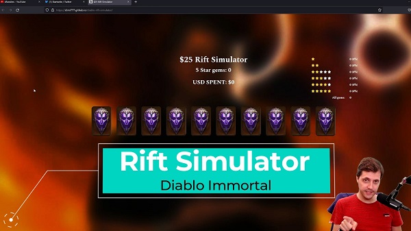Diablo Immortal: Rift Simulator