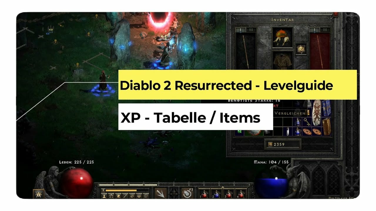 Tipps und Infos zum Leveln in Diablo 2 Resurrected