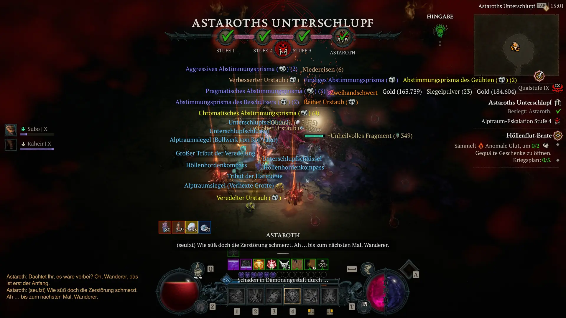 Beute von Astaroth in Diablo 4