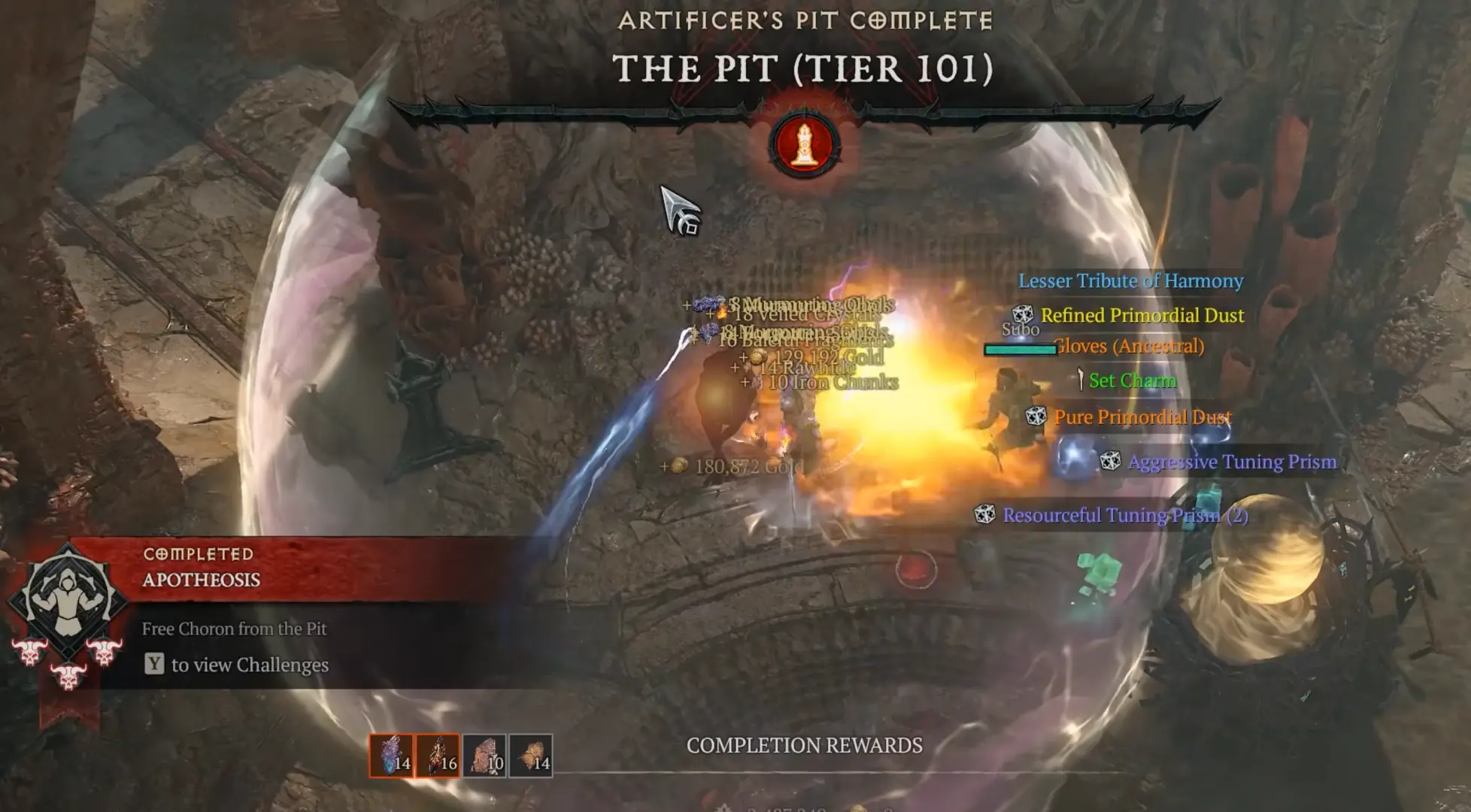 Boss Choron in Diablo 4