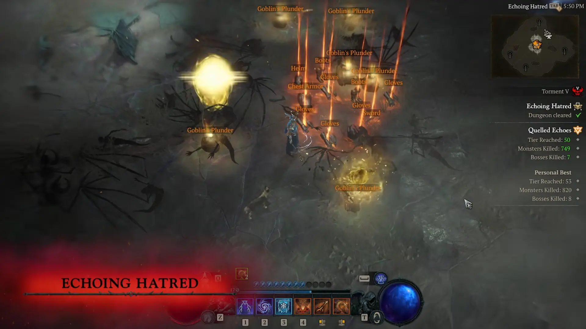 Echoing Hatred Belohnungen