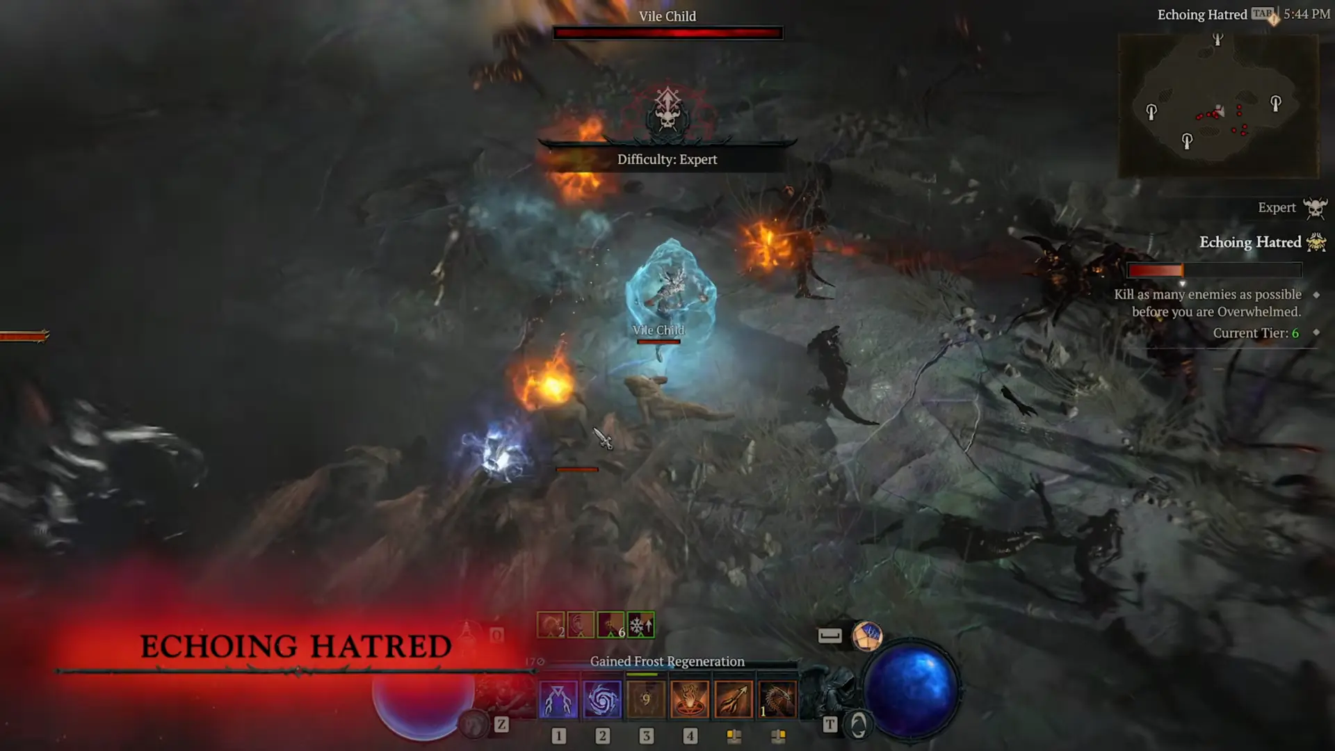 Echoing Hatred Schwierigkeitsgrad